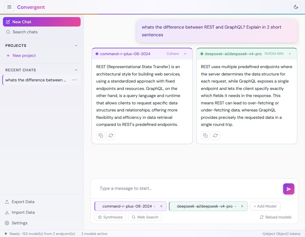 Convergent interface